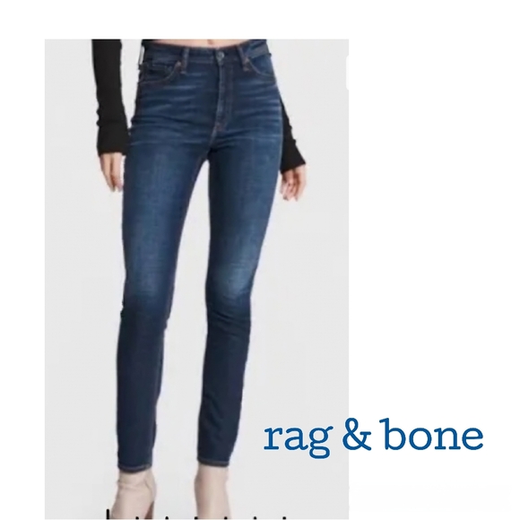 rag & bone High Rise Skinny - Picture 1 of 7